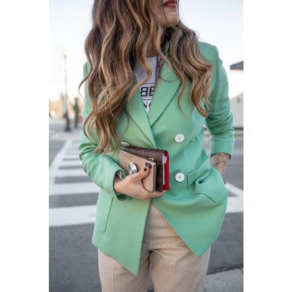 Sandro Paris‎ Green Blazer - Picture 1 of 12